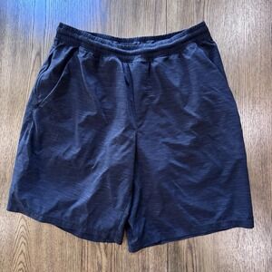 Lululemon Men's Pace Breaker Shorts Navy Blue Lined Gym Size M‎ 17" Waist